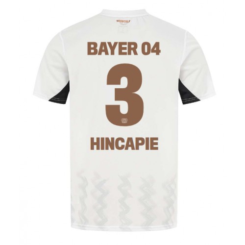 Pánský Fotbalový dres Bayer Leverkusen Piero Hincapie #3 2024-25 Venkovní Krátký Rukáv